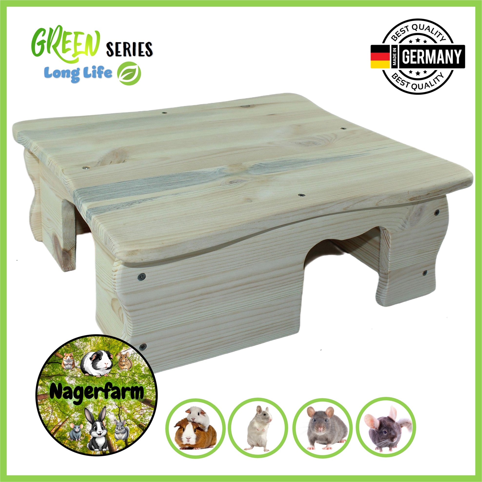 🏢Farmhaus 3.0 – Das größte Wohlfühlhaus für Meerschweinchen