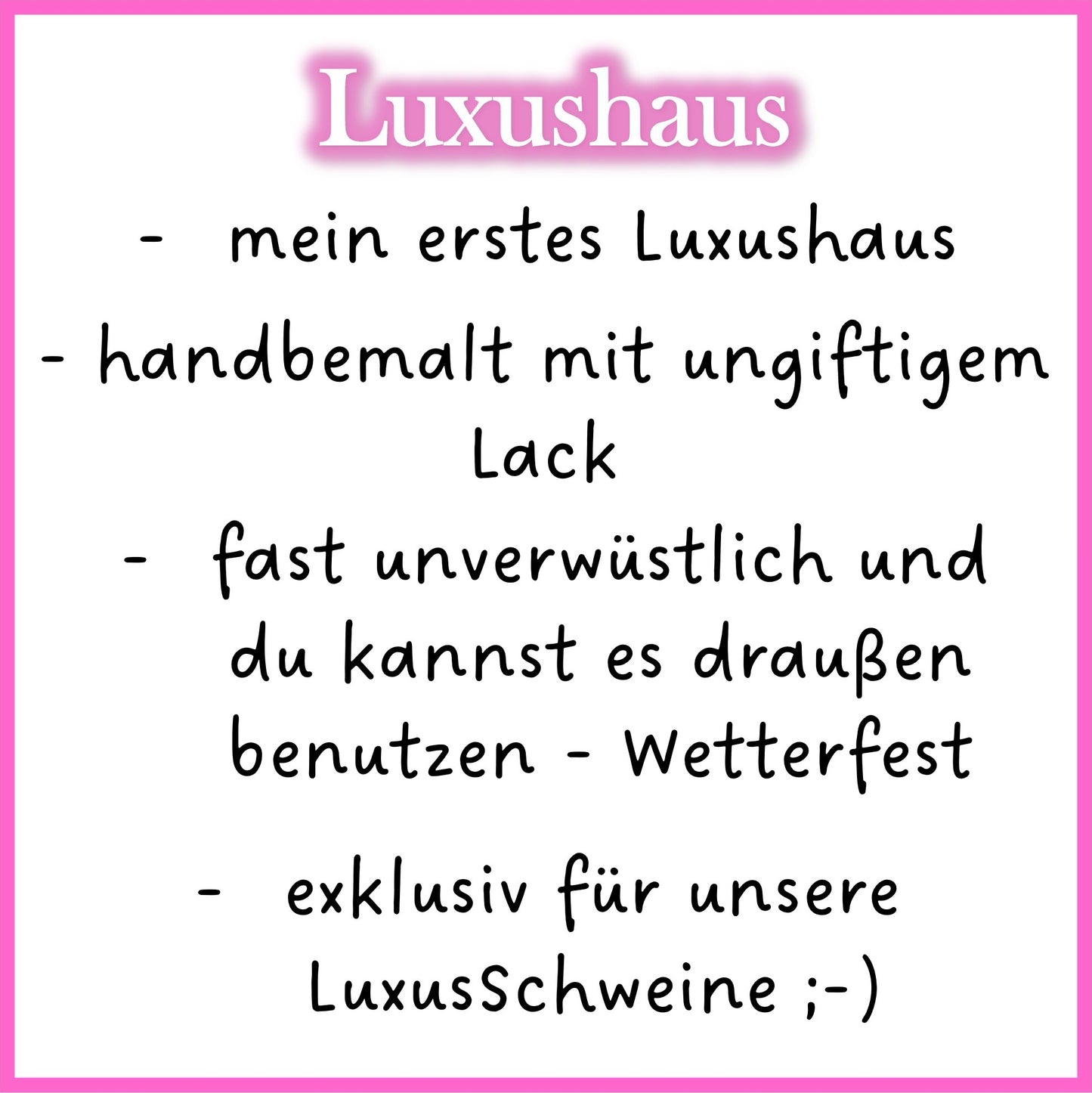 Luxushaus 1.0