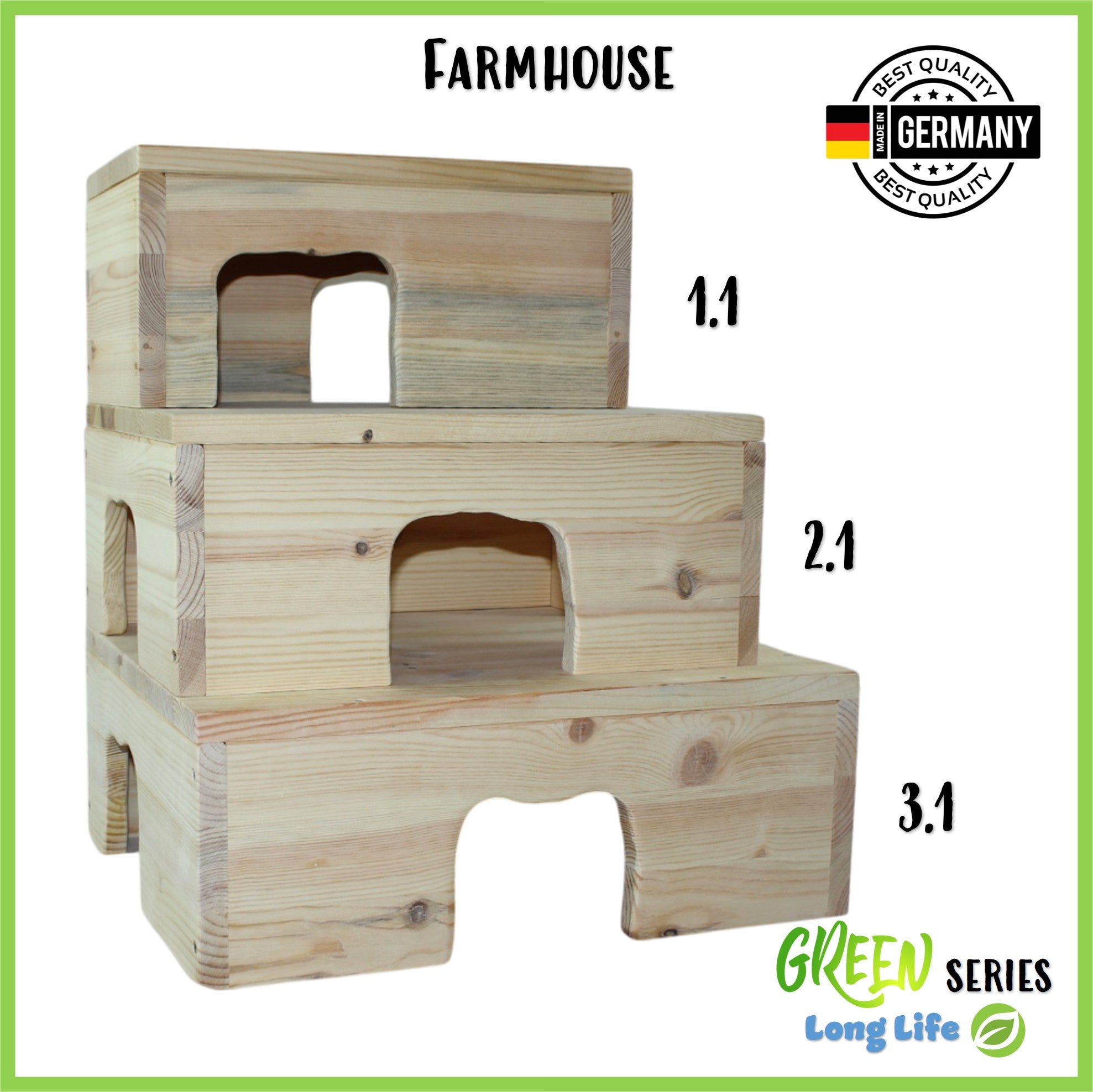 🐹 Farmhaus 1.1 – Gemütliche Unterkunft für deine Meerschweinchen
