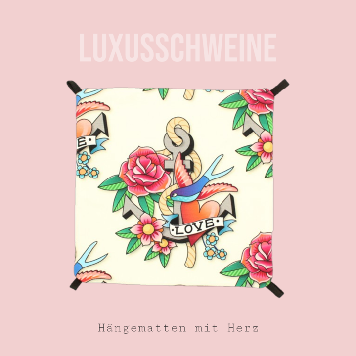 ⚓ Hängematte „Ahoy Tattoo“ – Kuschelplatz mit maritimem Flair