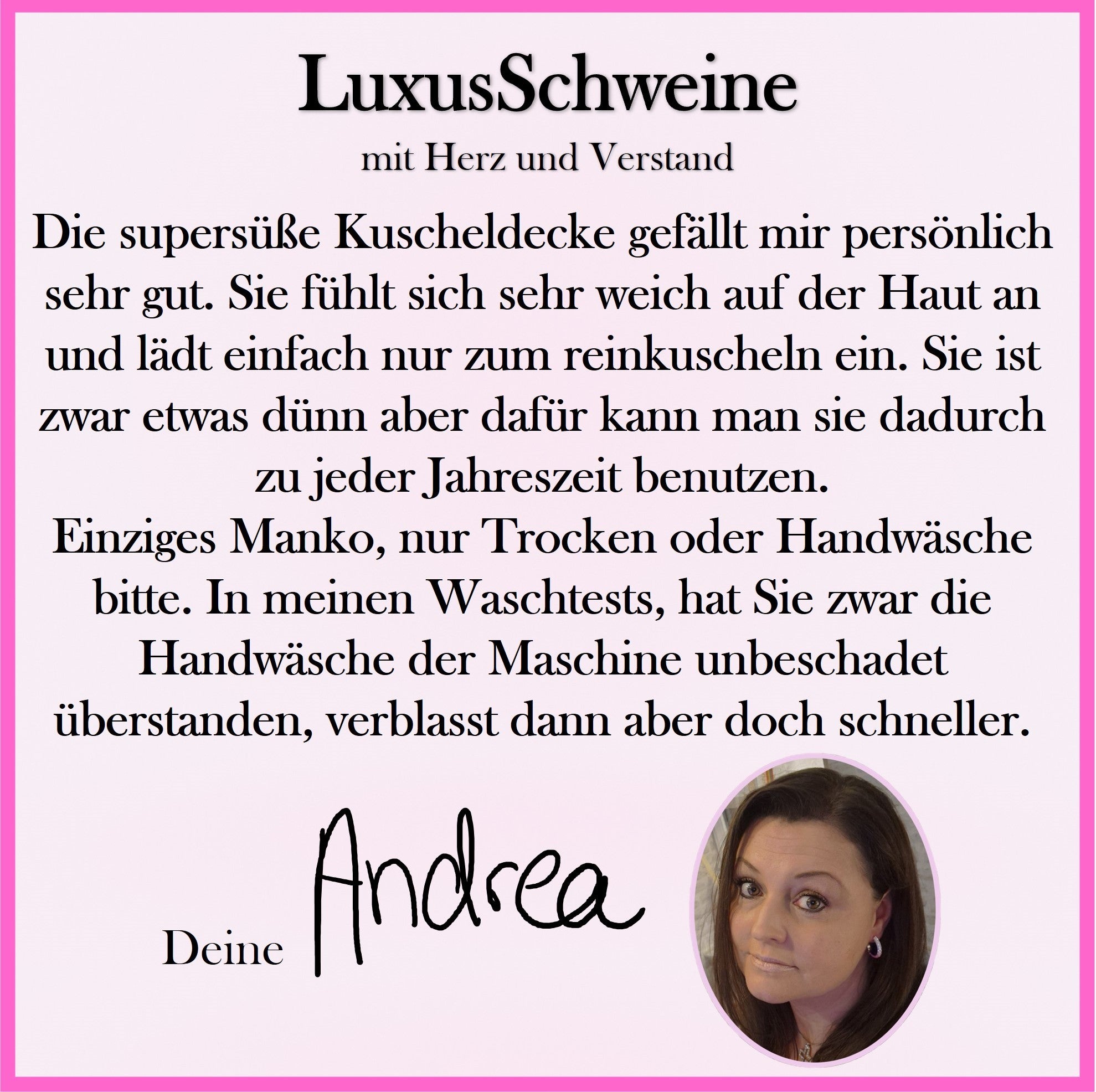 Kuscheldecke - Just a Girl