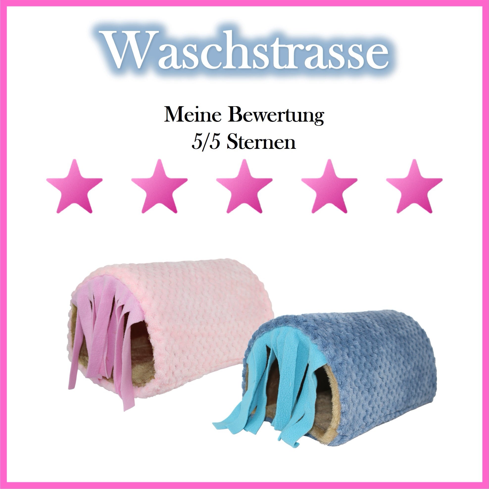 💧🌈 Waschstraße Blau – Bunter Kuschelspaß für deine Meerschweinchen!