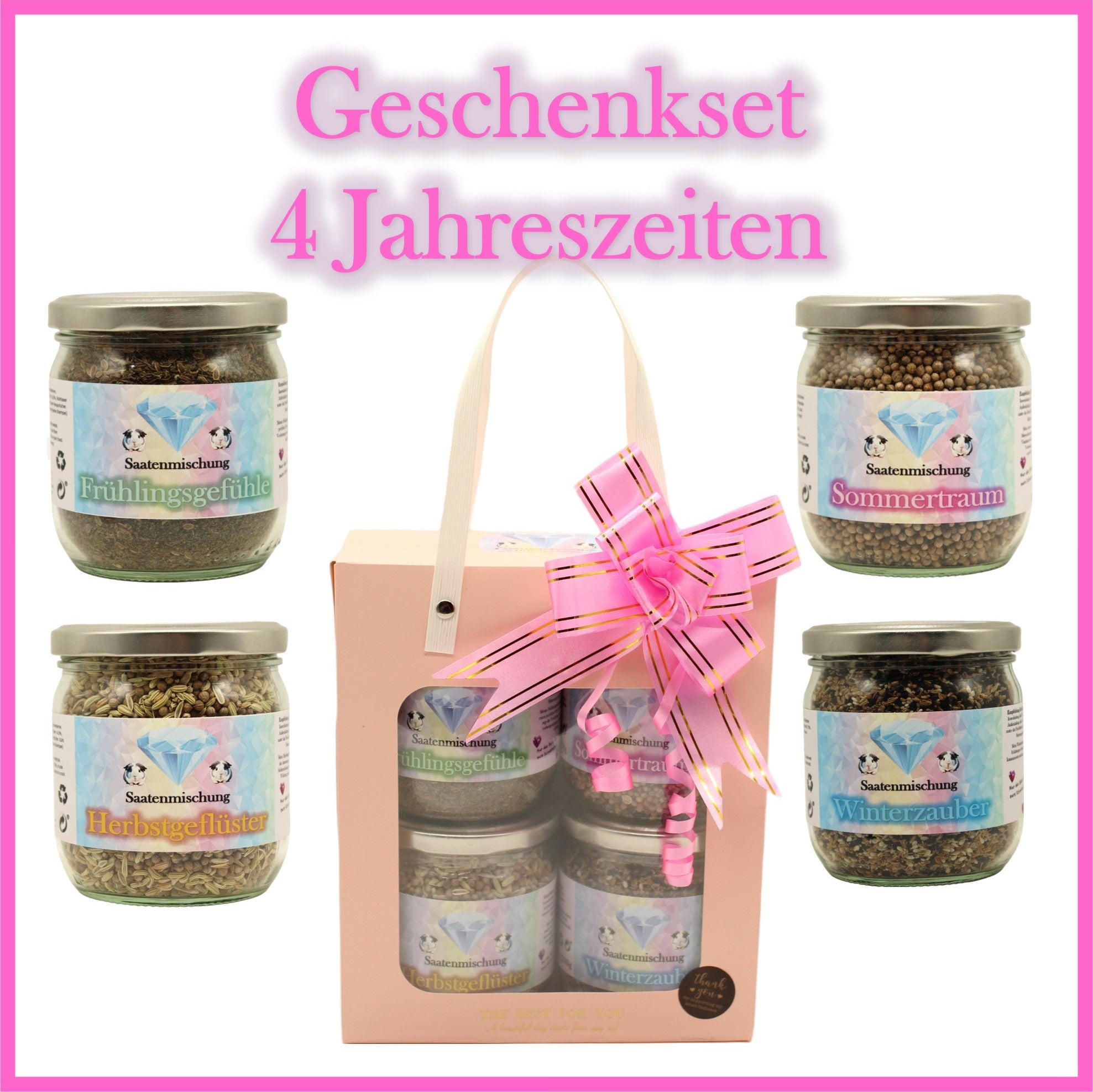 🎁 4 Jahreszeiten Geschenkset – Liebe, die mitwächst