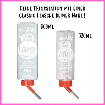 Trinkstation mit Trinkflasche