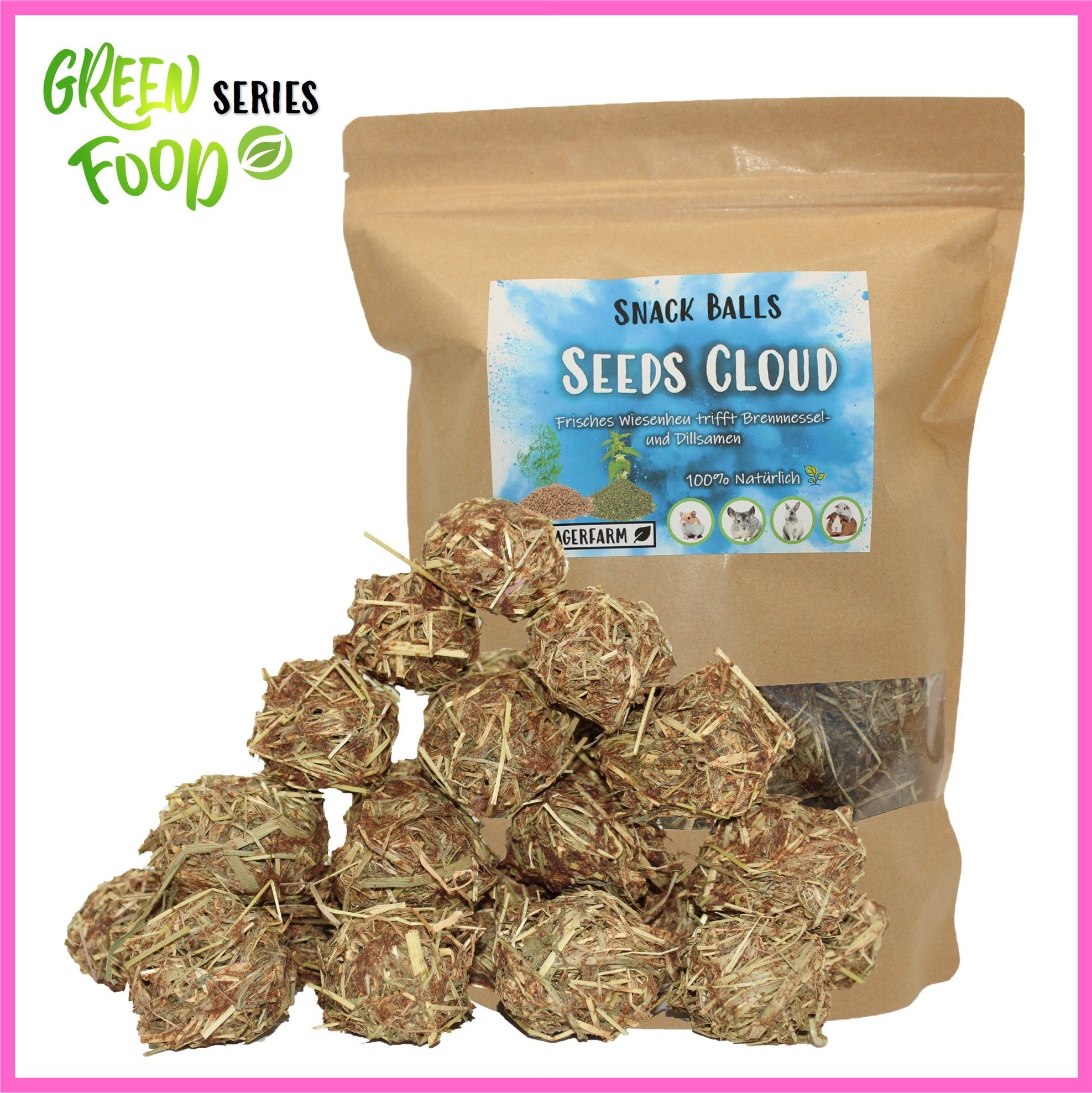 🔵 Snack Balls Seeds Cloud – Superfood-Snack für Meerschweinchen