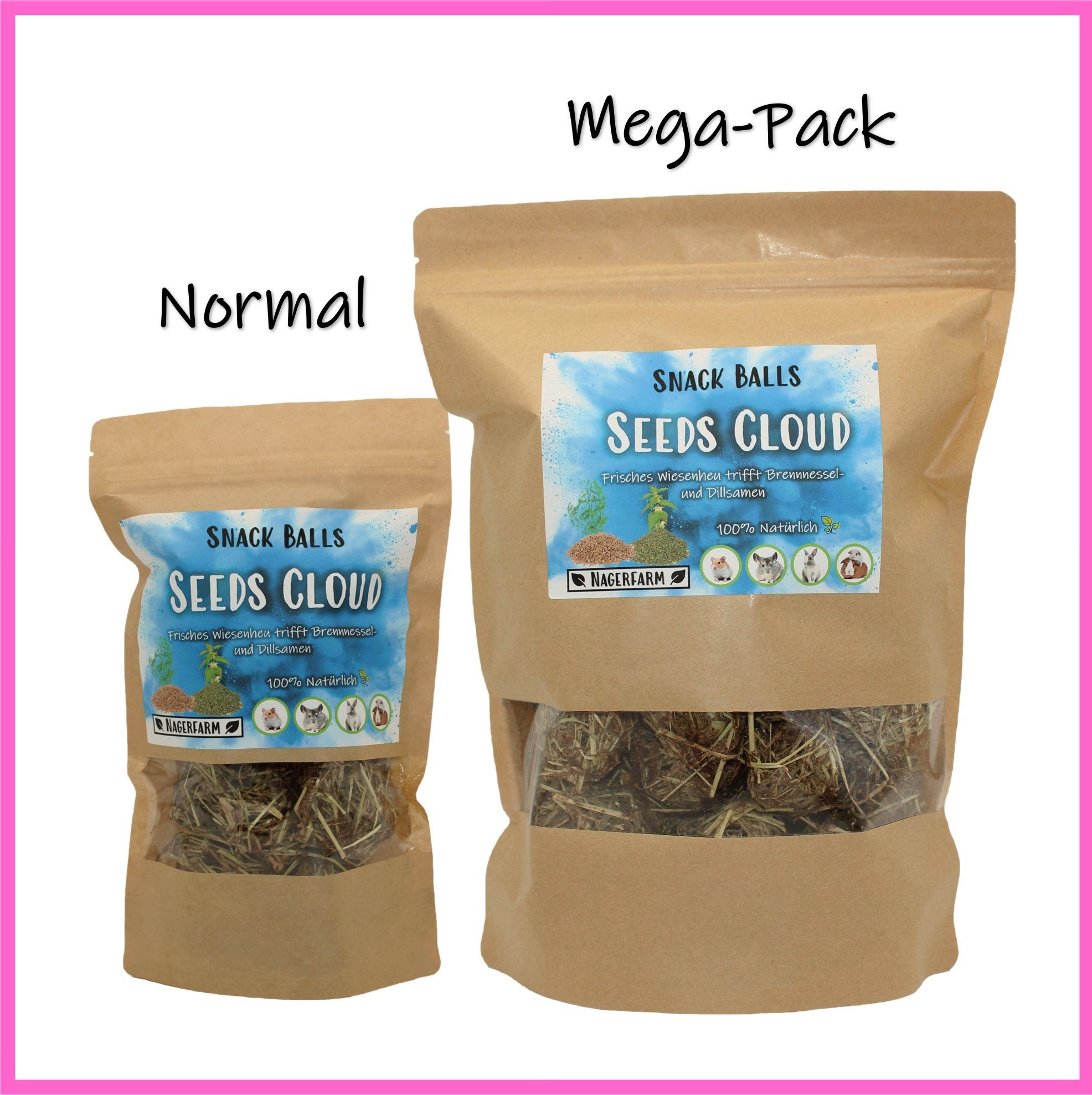 🔵 Snack Balls Seeds Cloud – Superfood-Snack für Meerschweinchen
