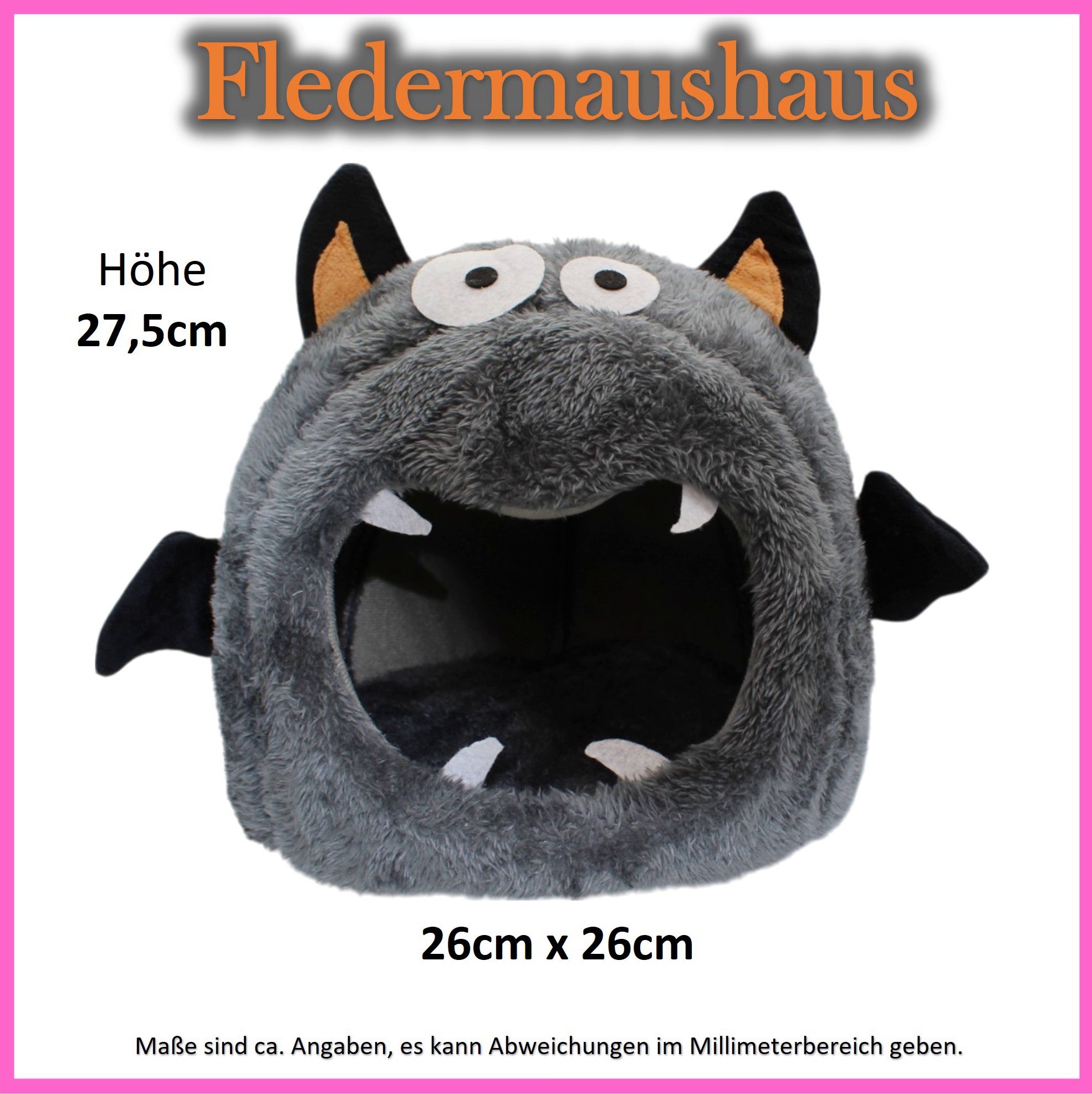 🦇 Fledermaushaus – Kuscheliges Designhaus für Meerschweinchen