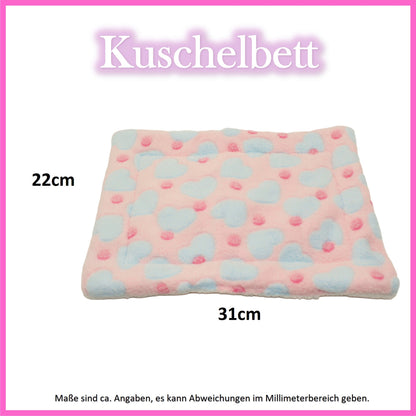 Kuschelbett - Herzen - Rosa