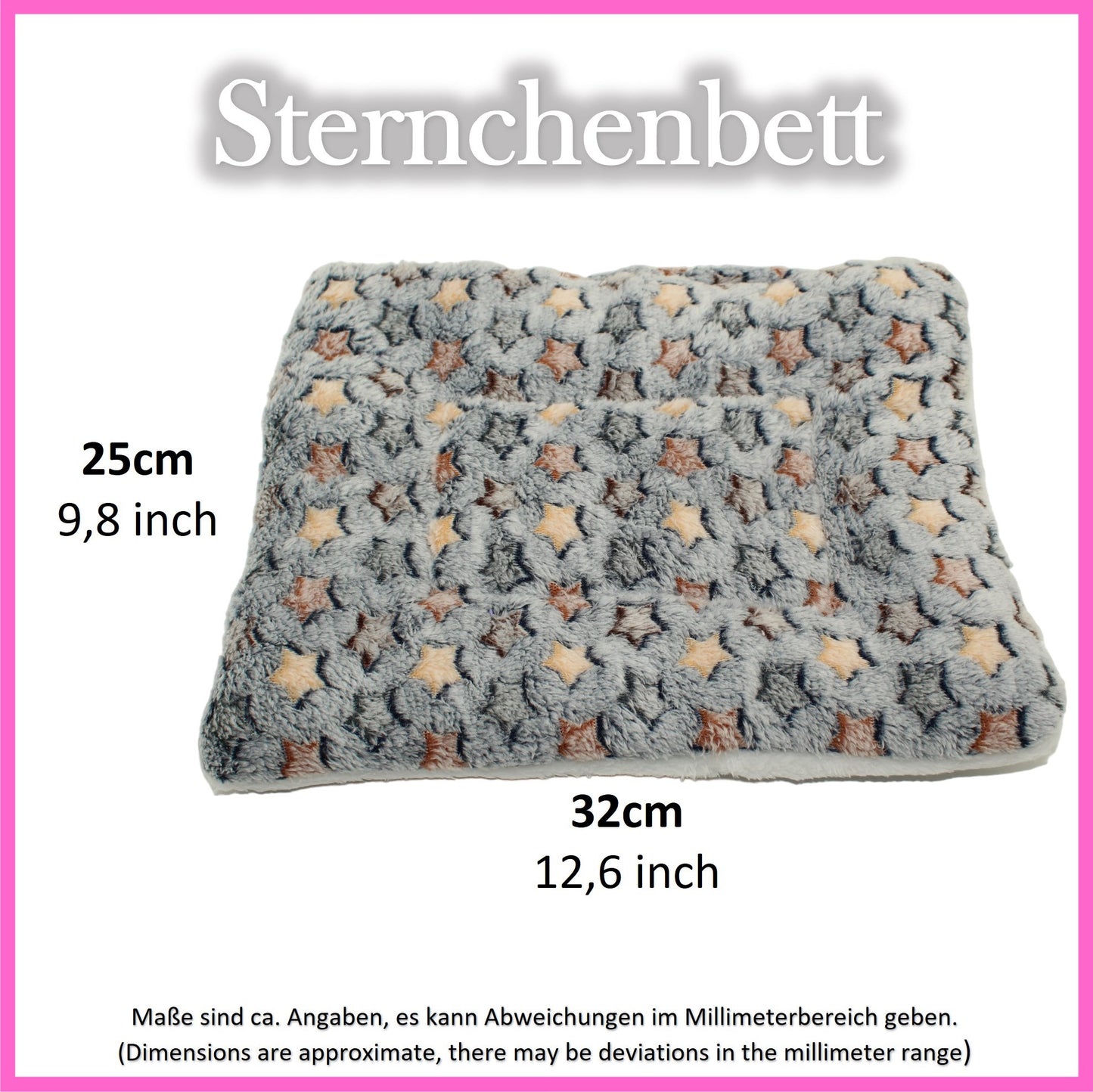 Sternchenbett - Grau/Blau - Bunt