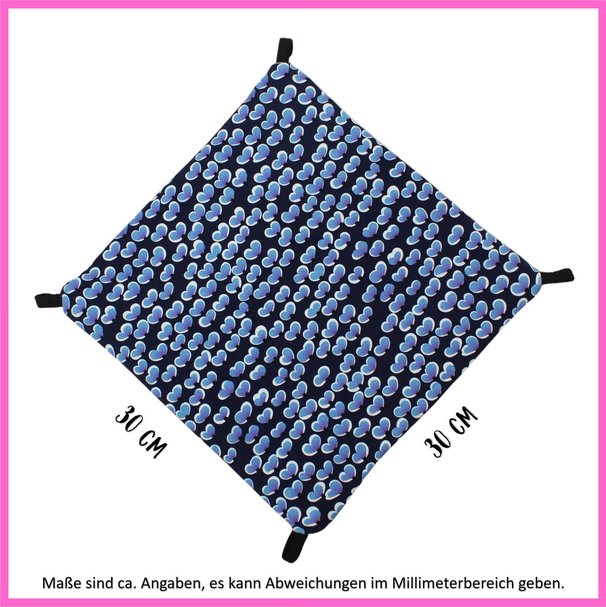 💙 Hängematte „Kleine Blaue Herzen“ – Herzdesign für Kuschelprofis