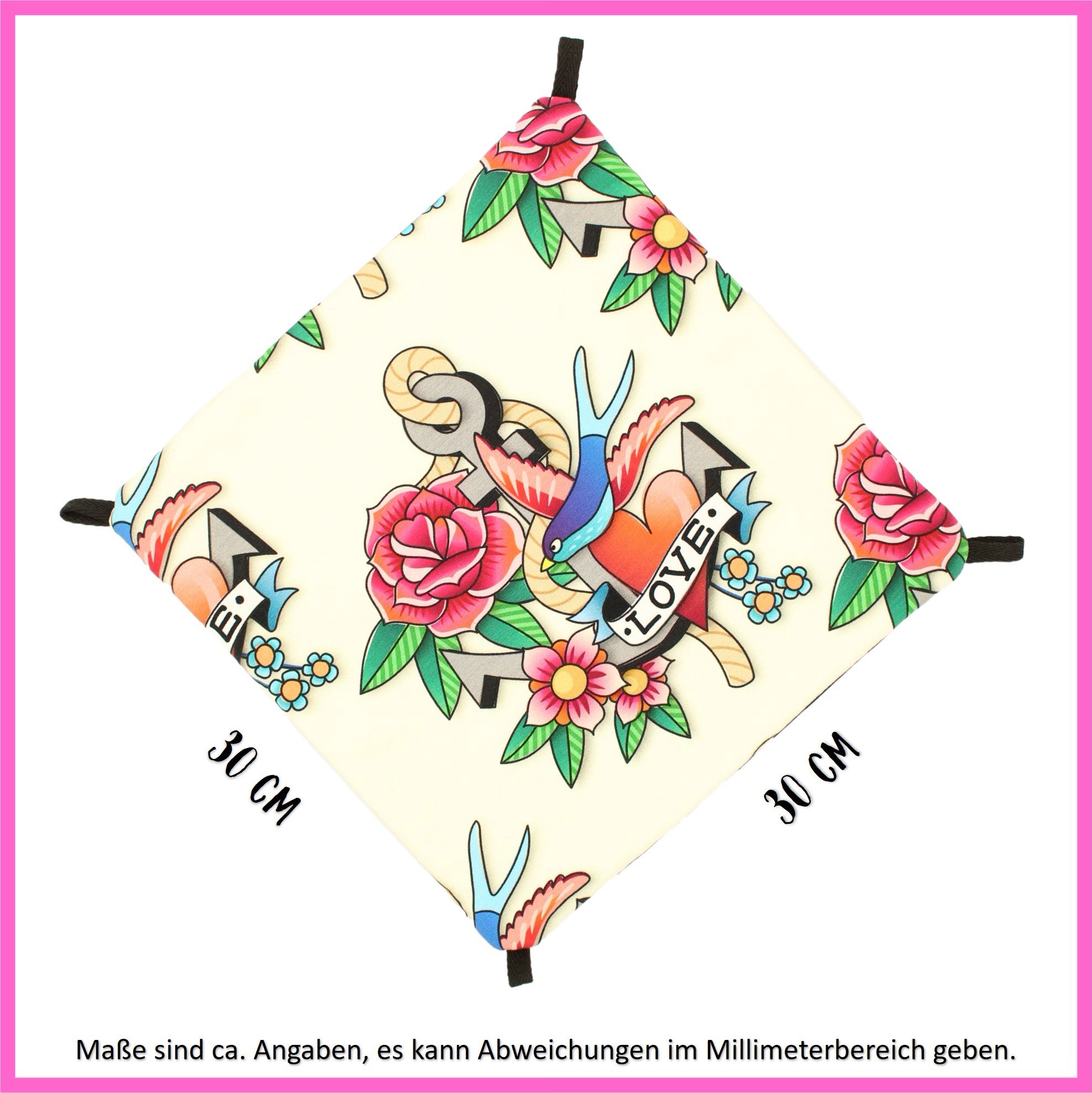 ⚓ Hängematte „Ahoy Tattoo“ – Kuschelplatz mit maritimem Flair