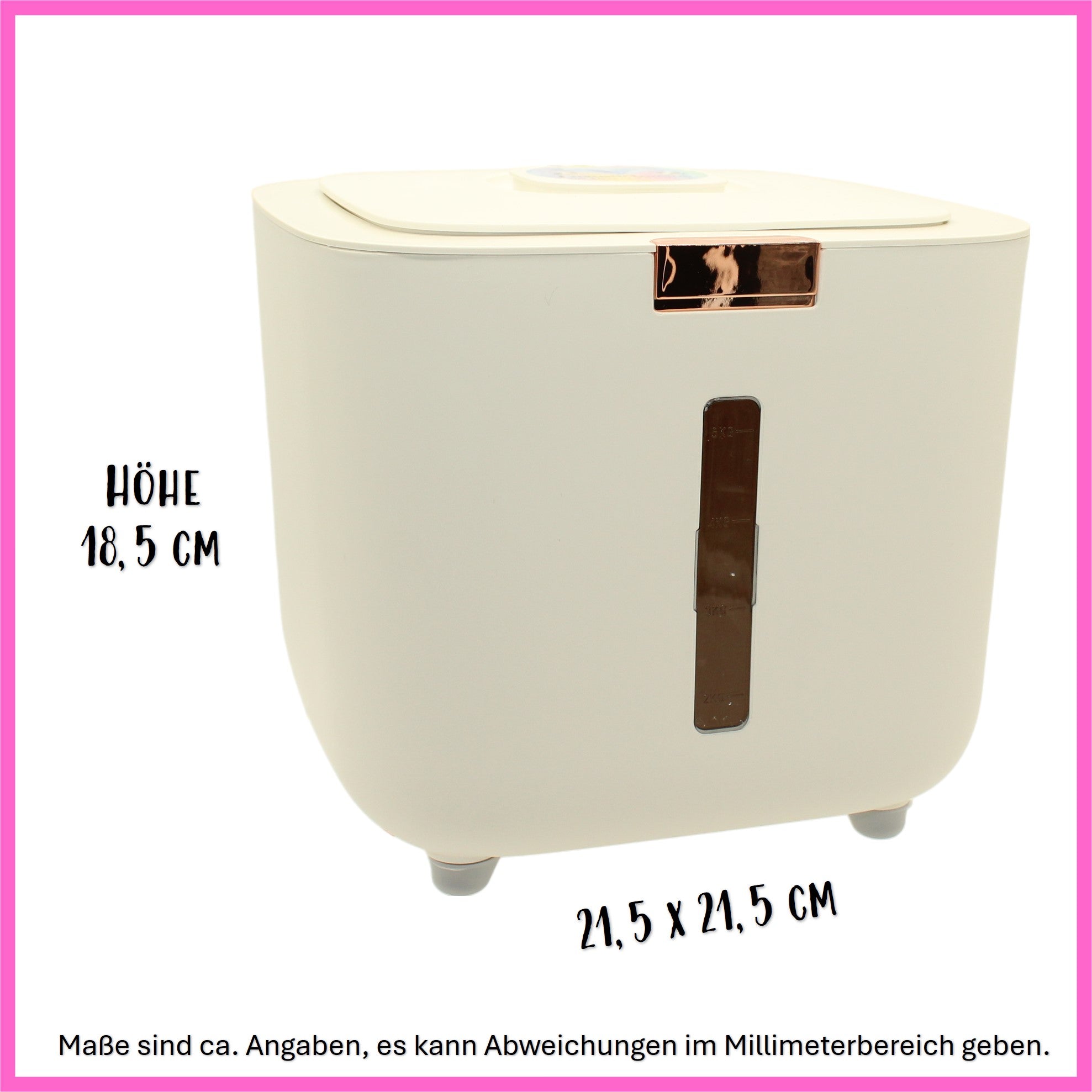 🐹🌟 Futterbox – Ein Hauch von Luxus für dein Futterlager!