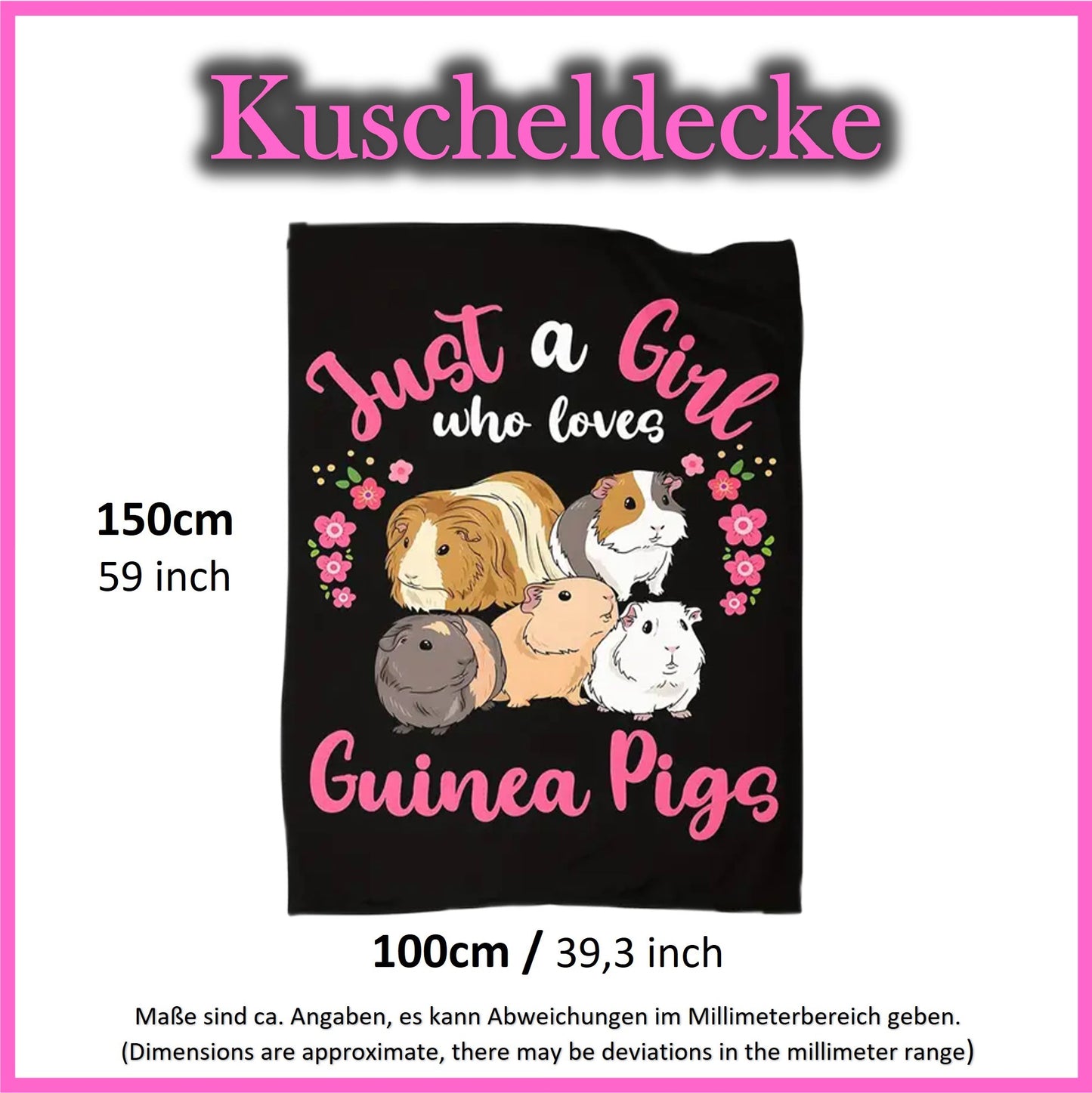 Kuscheldecke - Just a Girl