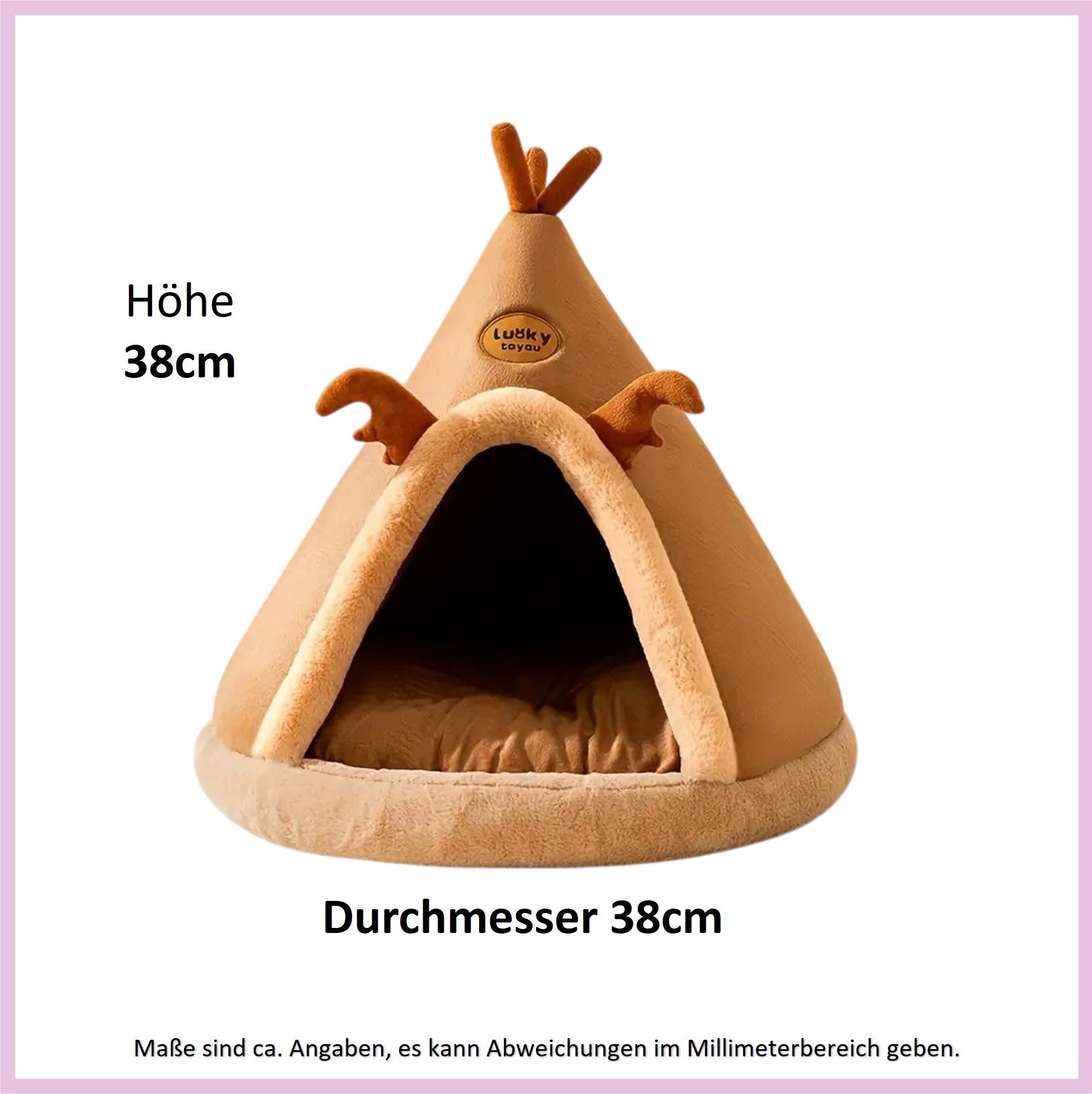 ⛺ Tipi – Kuschelhütte im Indianer-Style für Meerschweinchen