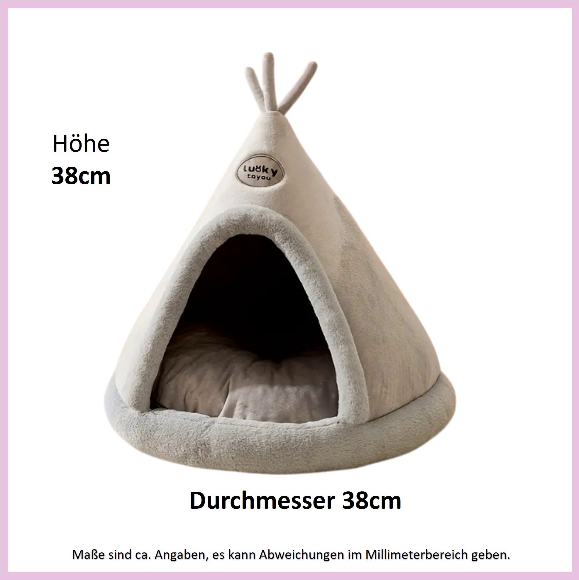 ⛺ Tipi – Kuschelhütte im Indianer-Style für Meerschweinchen