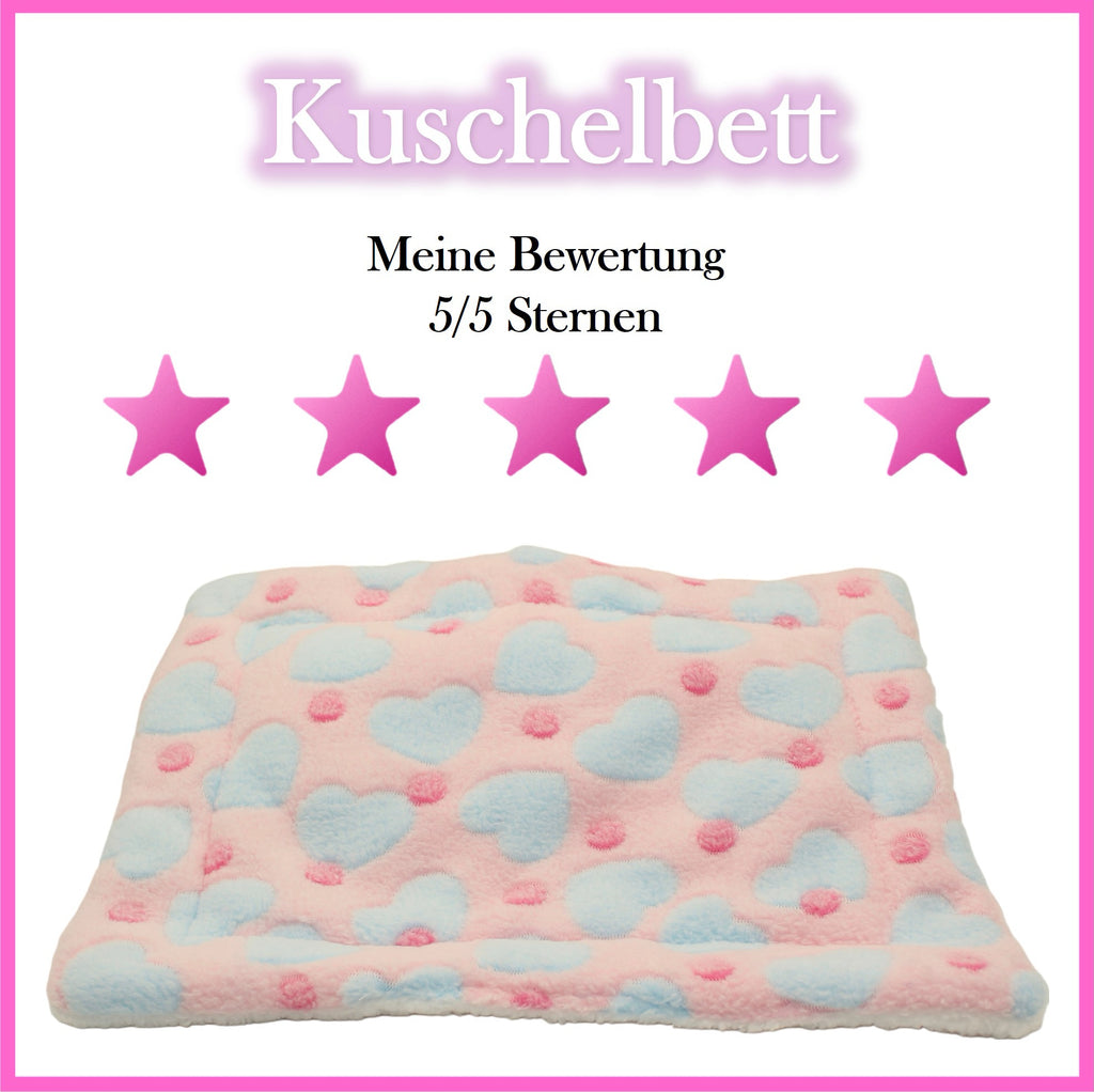 🤍Kuschelbett - Herzen Rosa