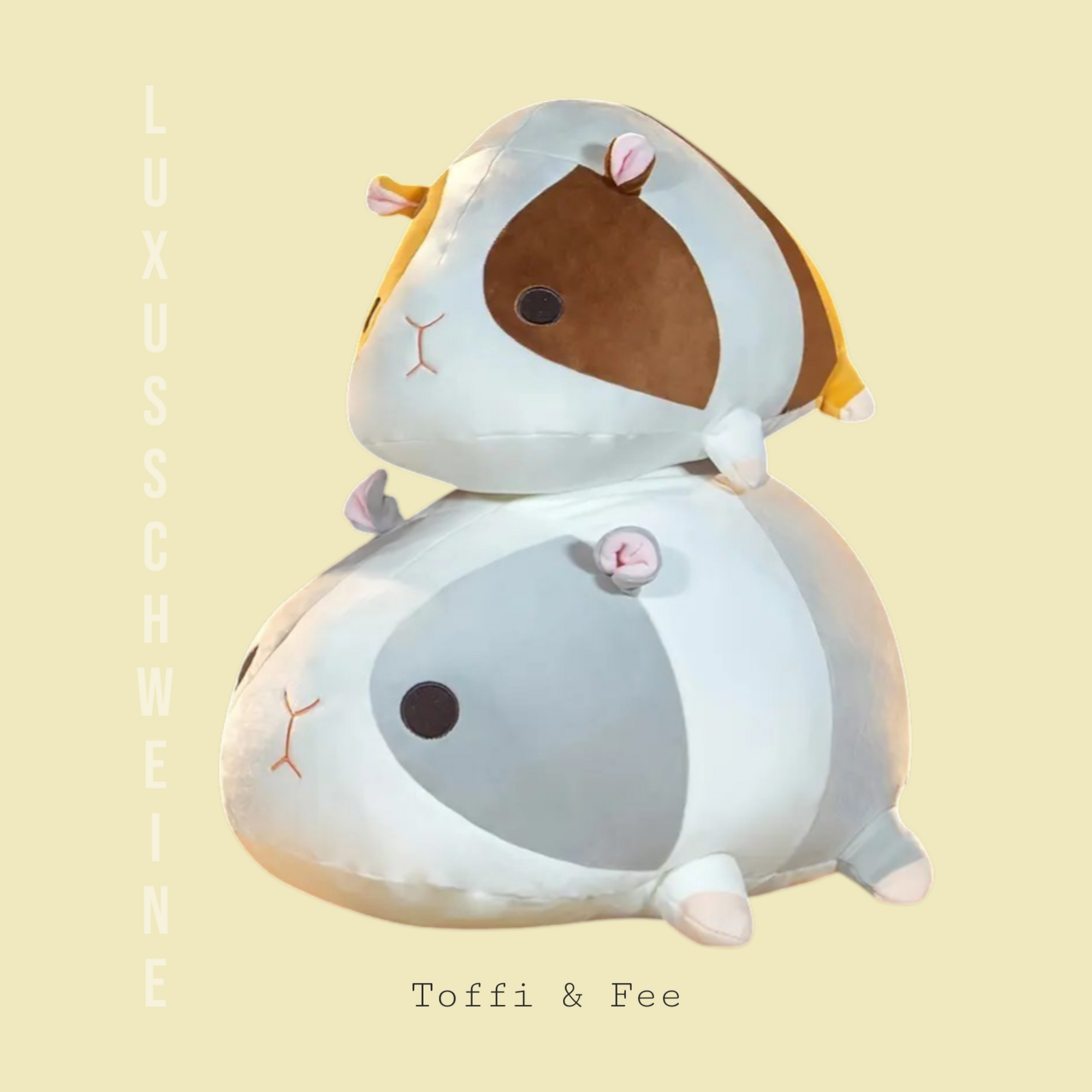 🐹 Toffi & Fee – Zwei super süße Meerschweinchen-Kuscheltiere zum Verlieben