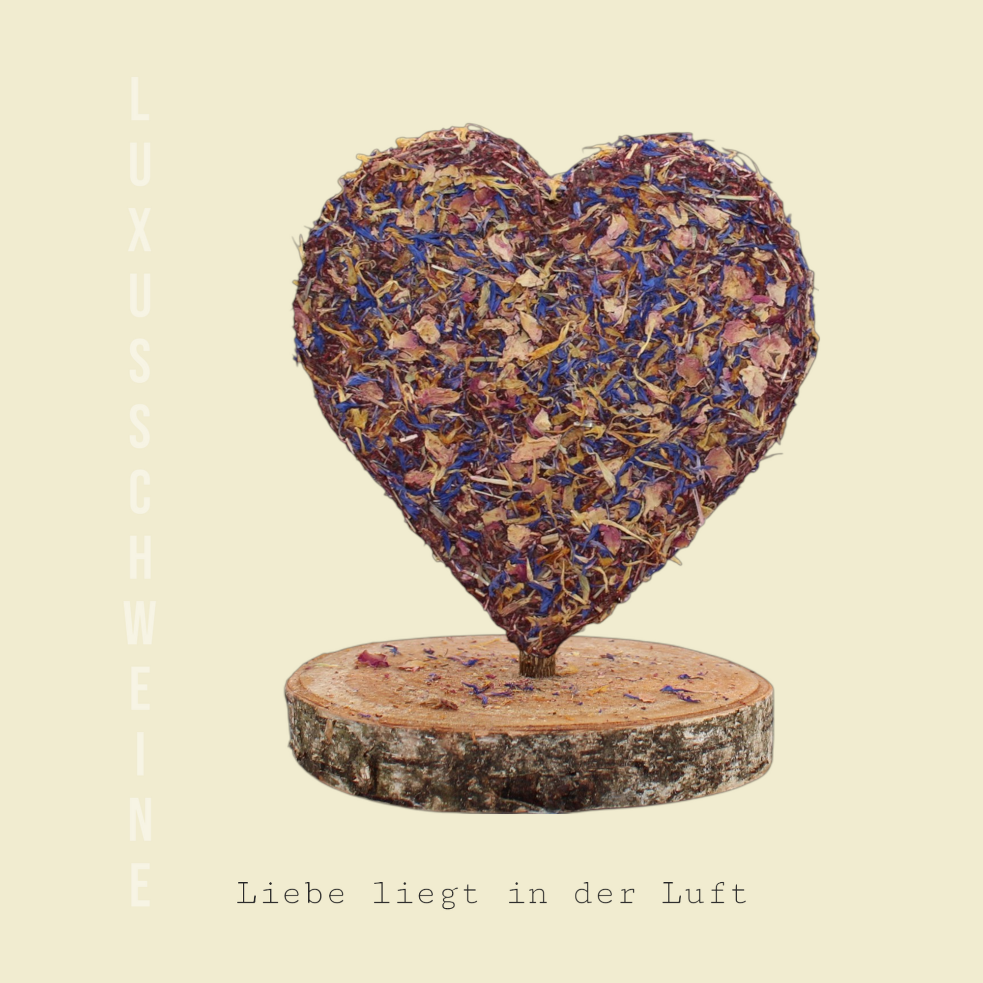 💜 Blütenherz – ein Herzensgruß für deine Meerschweinchen