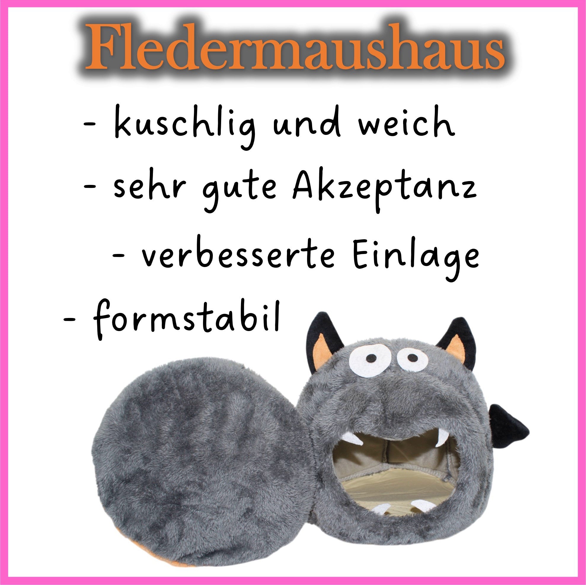 🦇 Fledermaushaus – Kuscheliges Designhaus für Meerschweinchen
