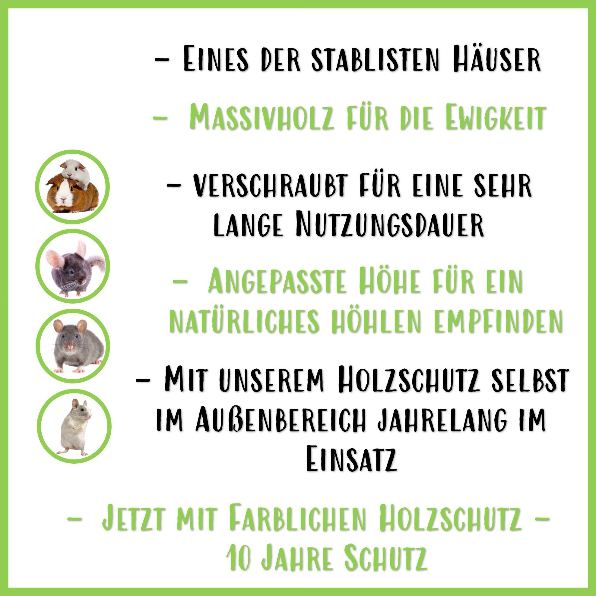 🐹 Farmhaus 1.1 – Gemütliche Unterkunft für deine Meerschweinchen