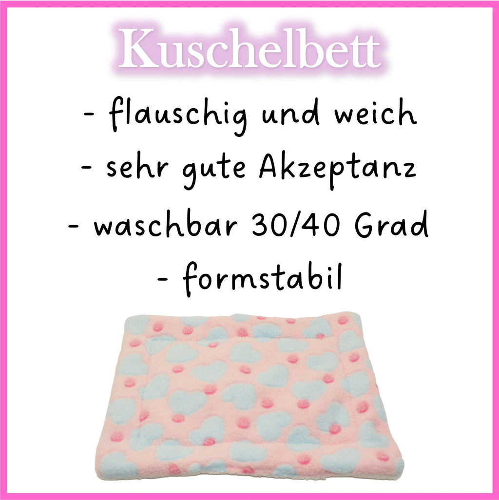 🤍Kuschelbett - Herzen Rosa